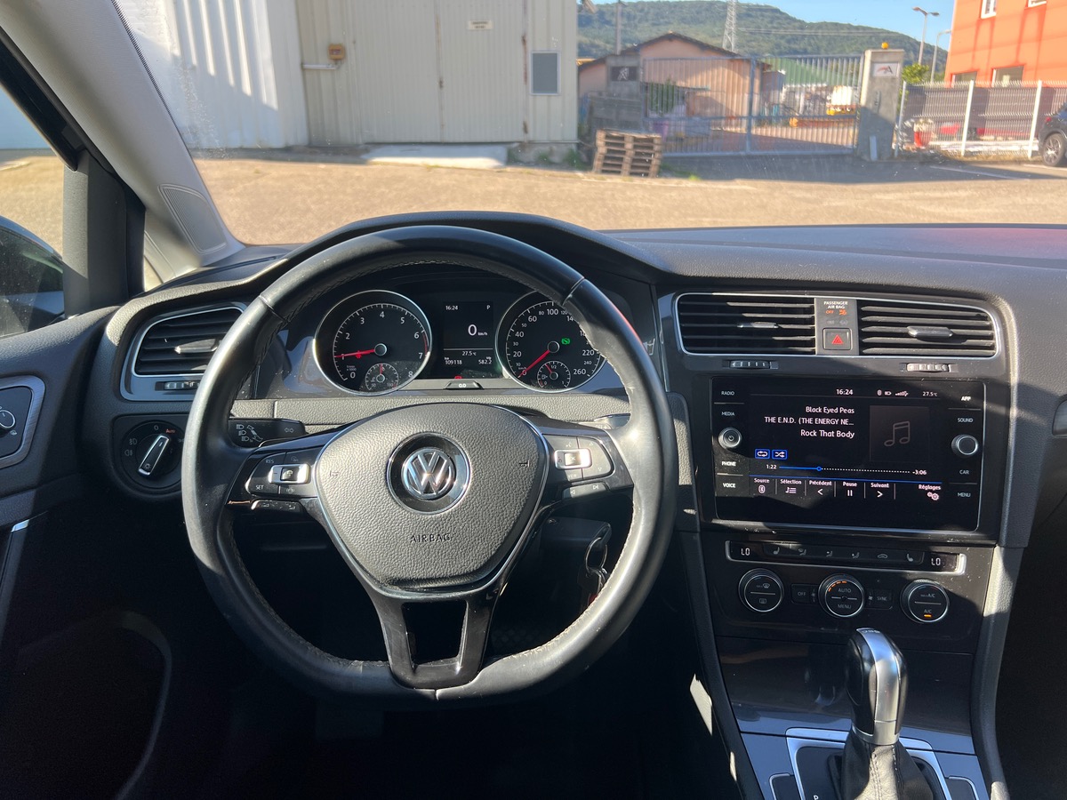 Volkswagen Golf VII Phase 2 1.5 TSI 16V Blue Motion DSG7 130 cv, SUIVI COMPLET VW, SIEGES CHAUFFANT