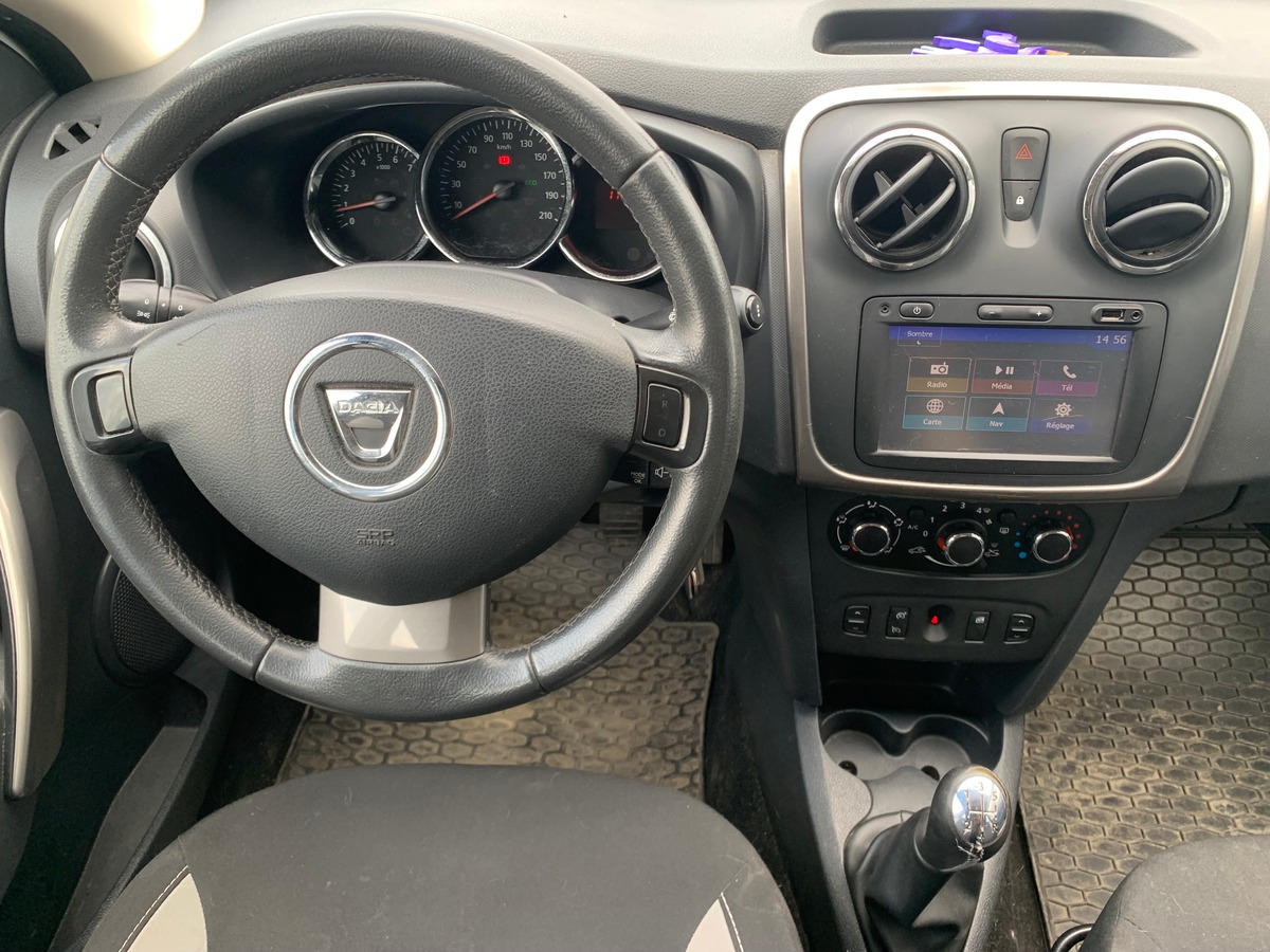 Dacia Sandero Stepway 90 ch | Roue de secours + cric | Aide stationnement Arrière | GPS | Bluetooth