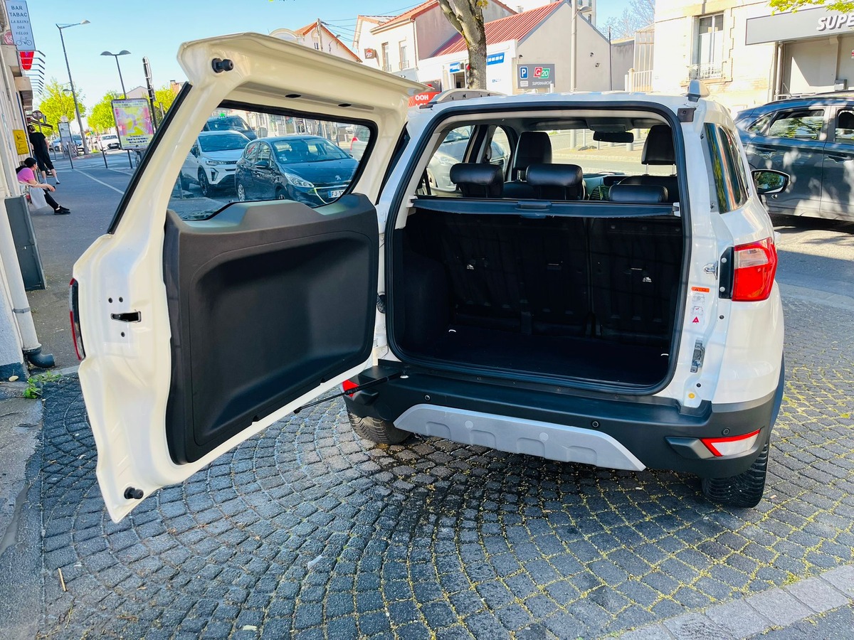 Ford EcoSport Titanium - 1.5 Tdci 95Cv Bv5 - 2ème Main - Cuir - 4xCb - Reprise Possible