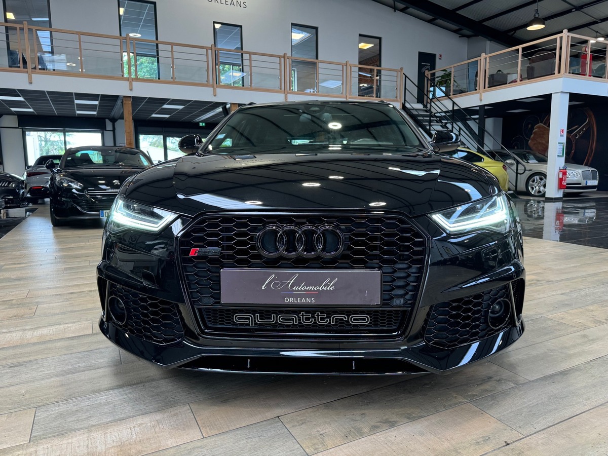 Audi RS6 AVANT PERMORMANCE  V8 4.0 QUATTRO 605cv FULL BLACK CARBONE IMMAT FR  MILLTEK + xx