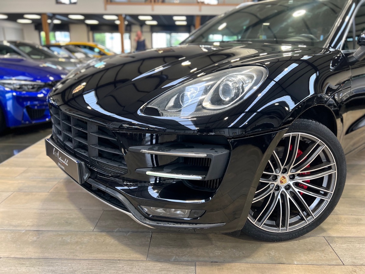 Porsche Macan TURBO 3.6 V6 PDK 400CV TO / BURMESTER / PACK CHRONO / SUIVIT COMPLET A