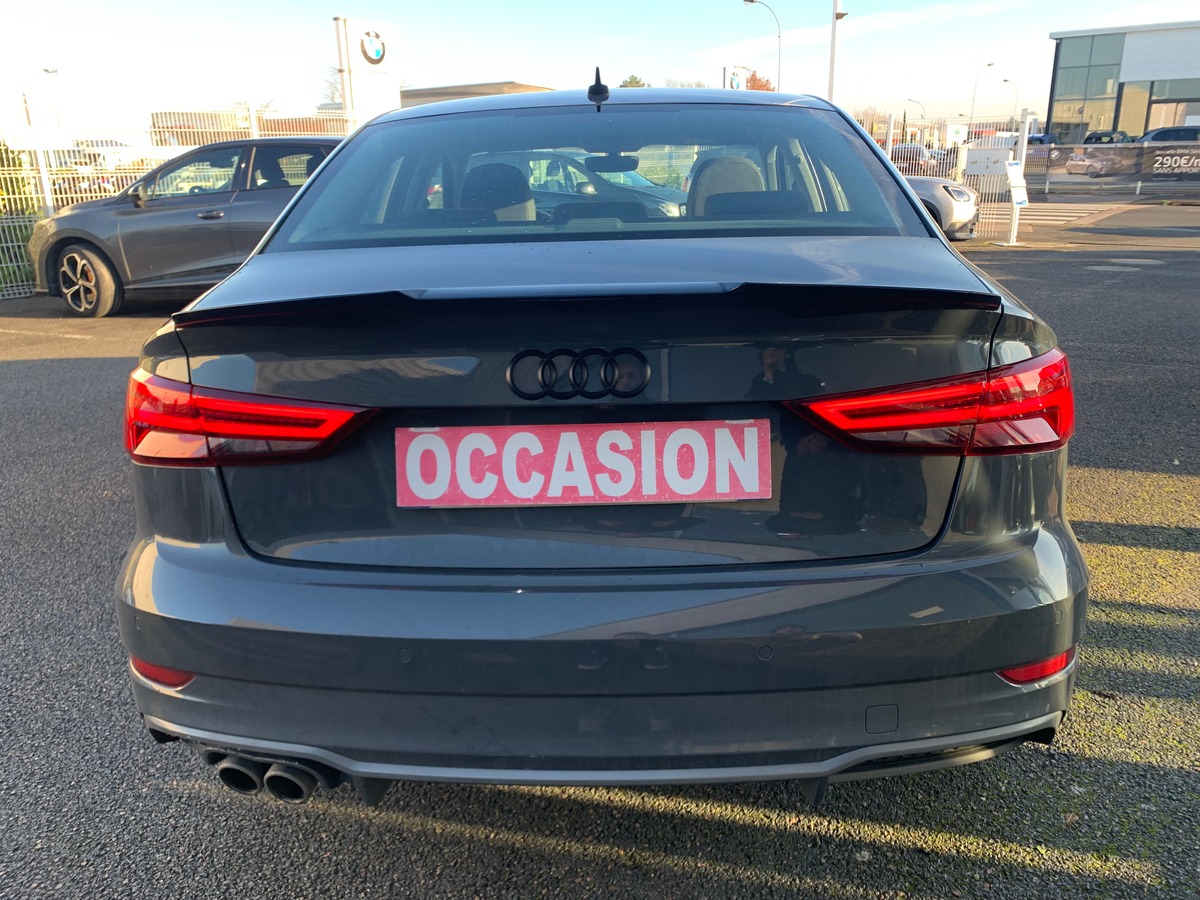 Audi A3 Berline 150 ch | Pack S-Line extérieur | Caméra recul | Clim automatique | Jantes Alu 18''