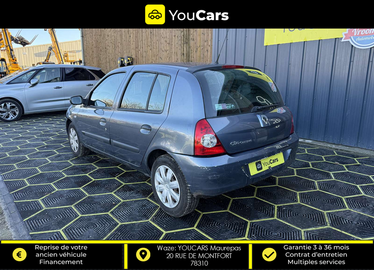 RENAULT Clio II 5 PORTES PHASE 2 CAMPUS 1.2 i 60 CV