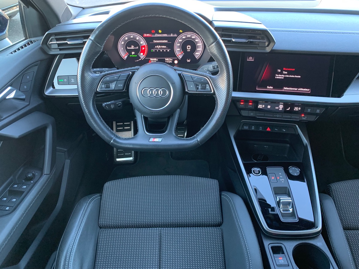 Audi A3 Sportback 150 ch | S-line | Affichage tête haute | Matrix LED clignotants dynamiques