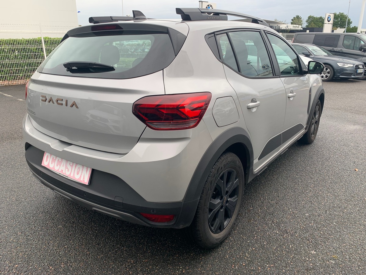 Dacia Sandero Stepway 90 ch | Extreme | Caméra | Régulateur | Intégration smartphone | Roue secours