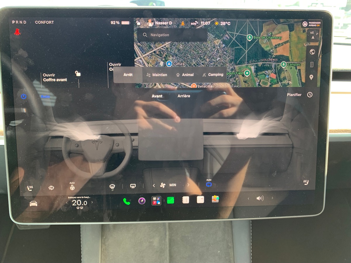 Tesla Model 3 283 ch | Caméra recul | Toit panoramique | GPS | Cuir | Sièges électriques chauffants