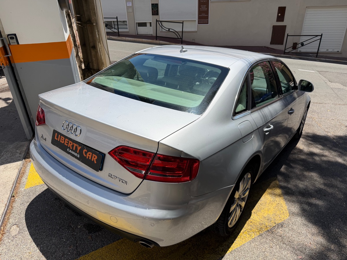 Audi A4 2.7 TDi V6 190 CV / Ambition Luxe / Boîte auto / Caméra / Km Réel
