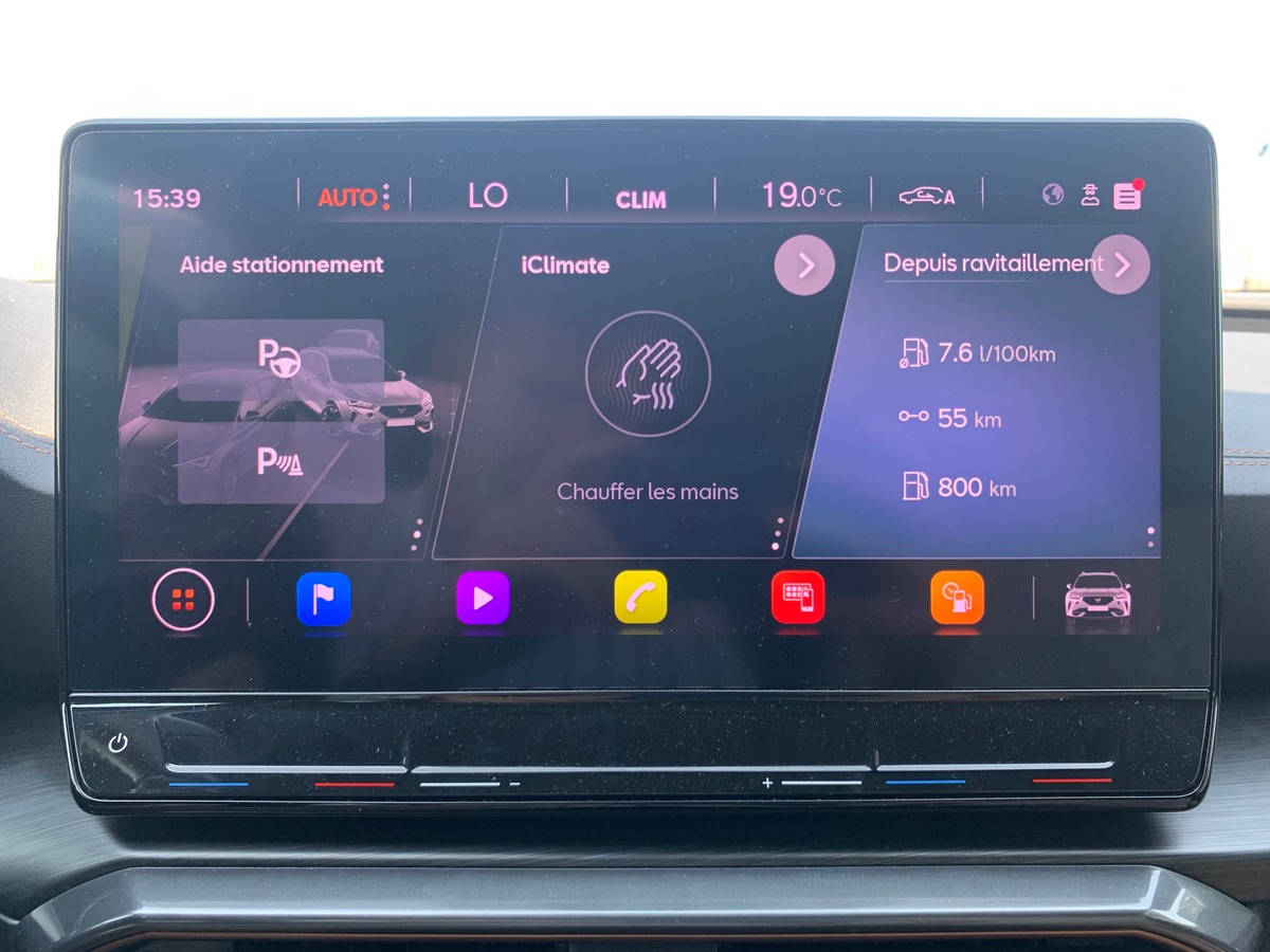 Cupra Formentor 150 ch | V | Caméra recul | Apple car Play | Volant chauffant | Régulateur adaptatif