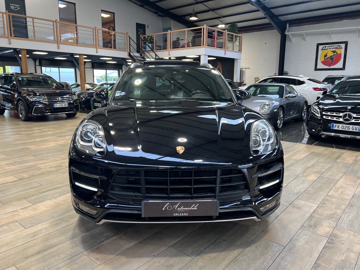 Porsche Macan TURBO 3.6 V6 PDK 400CV TO / BURMESTER / PACK CHRONO / SUIVIT COMPLET A