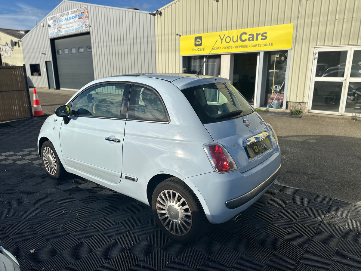 Fiat 500 1.2 MPi 69 cv - CLIMATISATION -  MODE CITY - TOIT PANORAMIQUE