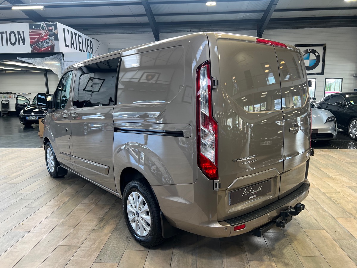 Ford Custom 6 places L1H1 Fourgon 2.0 EcoBlue 170 BVA6 + benne bois AR