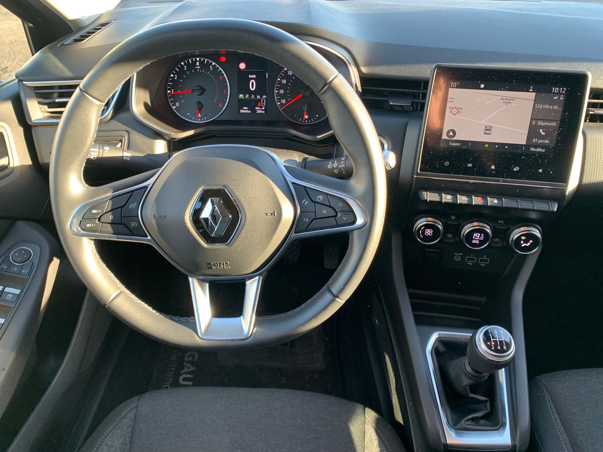 RENAULT Clio V 100 ch | Intens | GPS | Radars de stationnement | Roue de secours | Jantes Alu