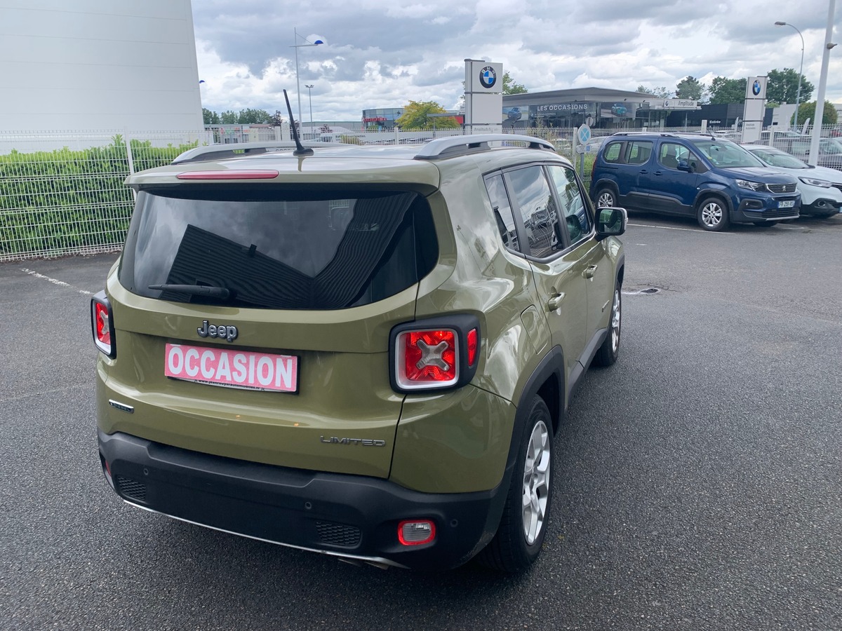 Jeep Renegade 120 chevaux | Régulateur de vitesse | Radar de recul | Bluetooth | Cuir | GPS