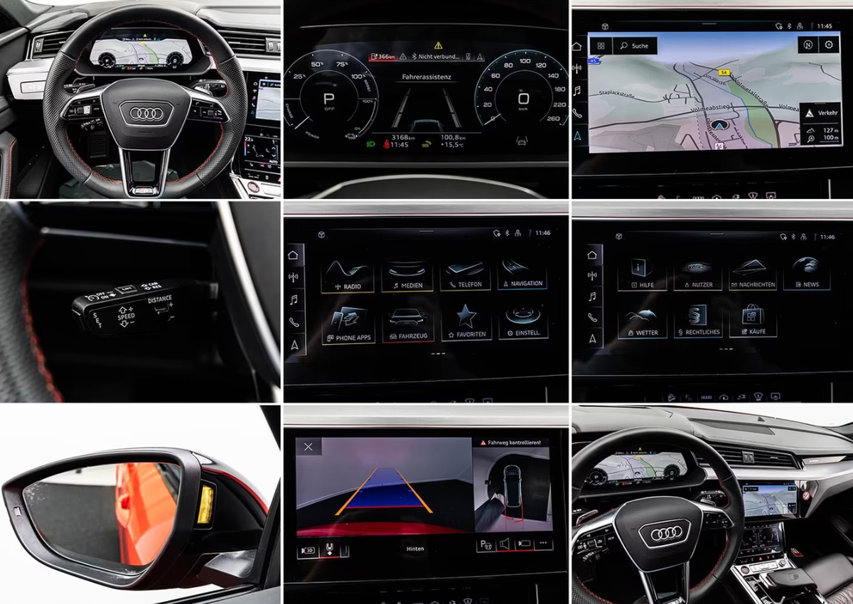 Audi SQ8 e-tron 503ch quattro/Matrix/Camera360/Rouge Soneira/Pack noir plus