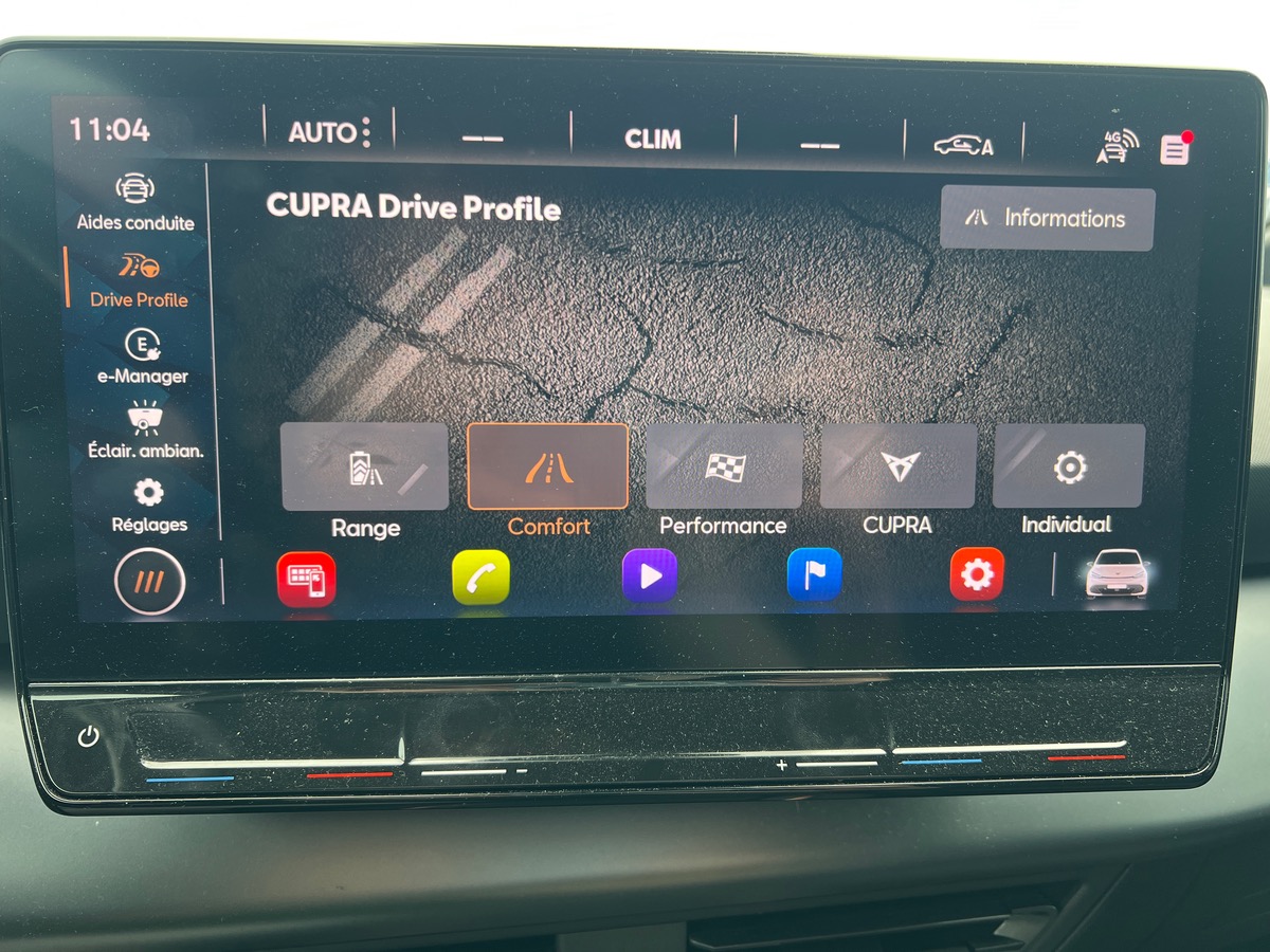 Cupra Born 230 ch | VZ | Régulateur de vitesse adaptatif | Suspensions Sport | Caméra de recul