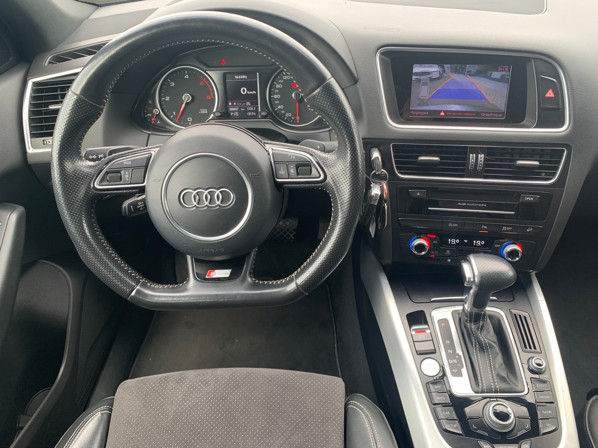 Audi Q5 258 ch | S-line | QUATTRO | Caméra de recul | Régulateur vitesse | Toit ouvrant panoramique