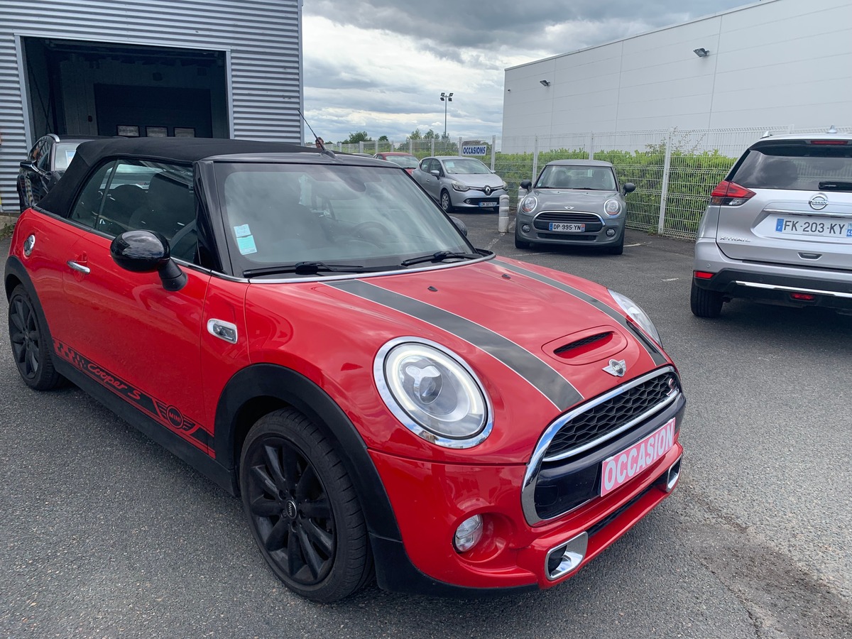 Mini Cabrio 192 chevaux | S | Mode Sport | Siéges chauffants | Régulateur de vitesse | Radar arrière