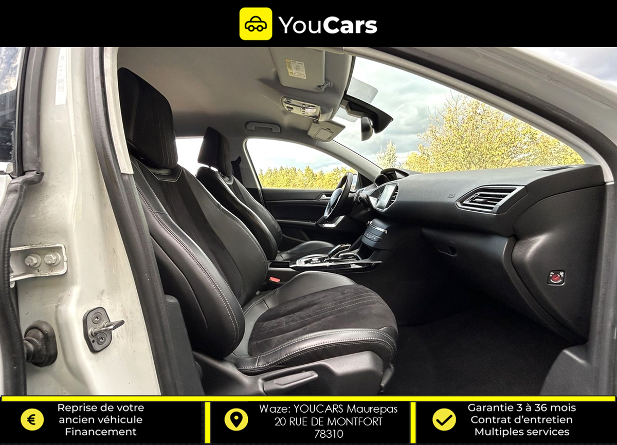 Peugeot 308 TECH EDITION Phase II 1.5 BlueHDi EAT8 130 cv BOITE AUTO - INTERIEUR SEMI CUIR