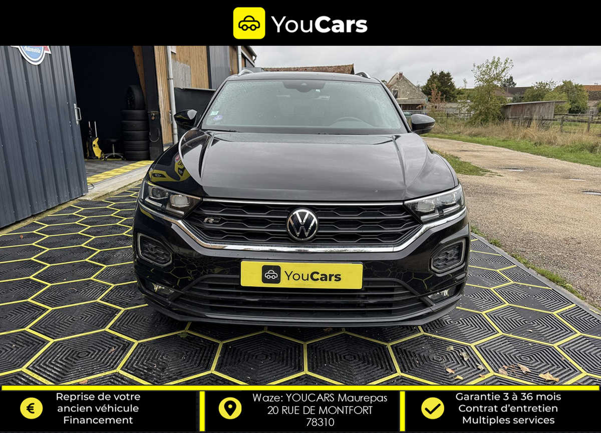 Volkswagen T-Roc 1.5 TSI 16V GPF BMT DSG7 150 cv R LINE / BOITE AUTO / CAMERA DE RECUL / CARPLAY