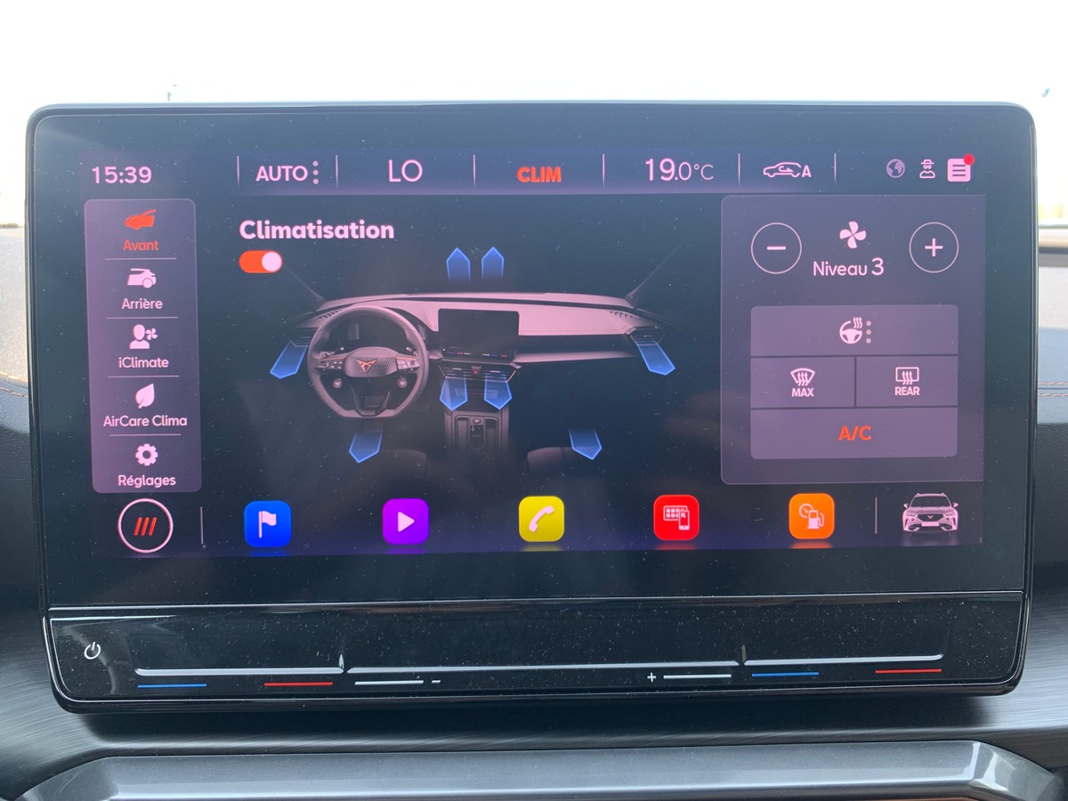 Cupra Formentor 150 ch | V | Caméra recul | Apple car Play | Volant chauffant | Régulateur adaptatif