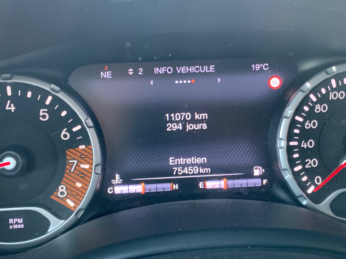 Jeep Renegade 120 ch | Limited | Caméra de recul | Régulateur de vitesse | Avertisseur Angles Morts