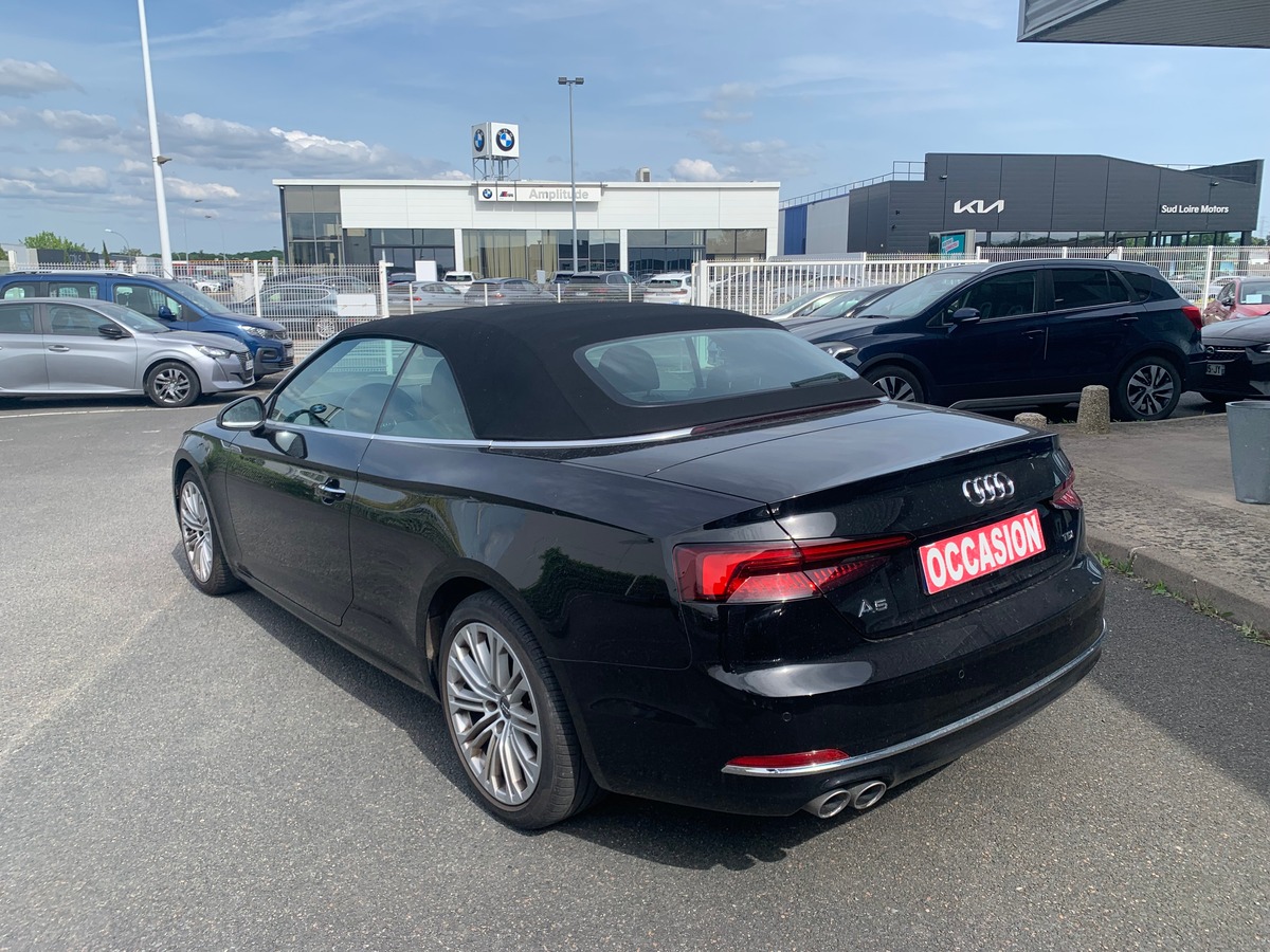 Audi A5 Cabriolet 190 ch | Design Luxe | Caméra de recul | Cuir | Drive select | Régulateur vitesse