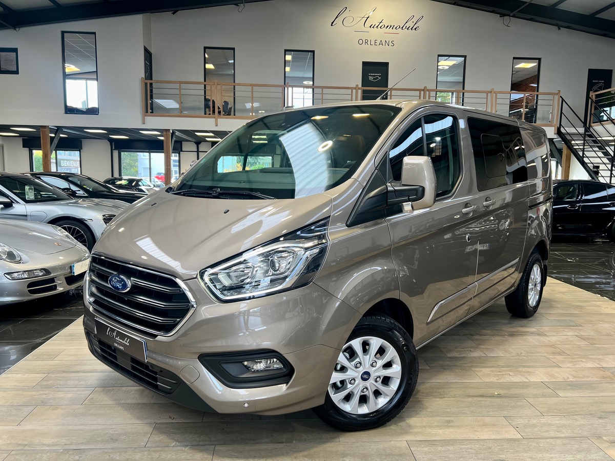Ford Custom 6 places L1H1 Fourgon 2.0 EcoBlue 170 BVA6 + benne bois AR