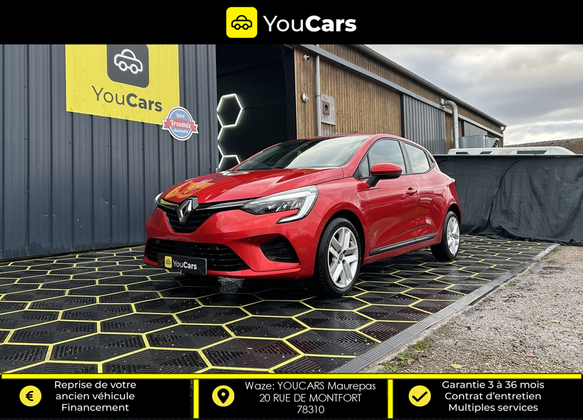 RENAULT Clio V 5 1.0 TCe 90 cv ENTRETIEN RENAULT - SIEGES RS LINE - CARPLAY