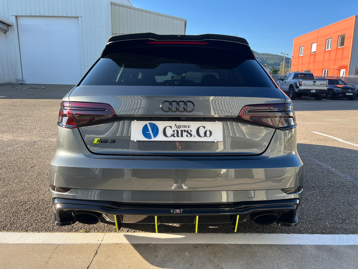 Audi RS3 Sportback Phase 2 Sportback 2.5 TFSi DAZA Quattro S-Tronic 400 cv, Garantie Juillet 2028
