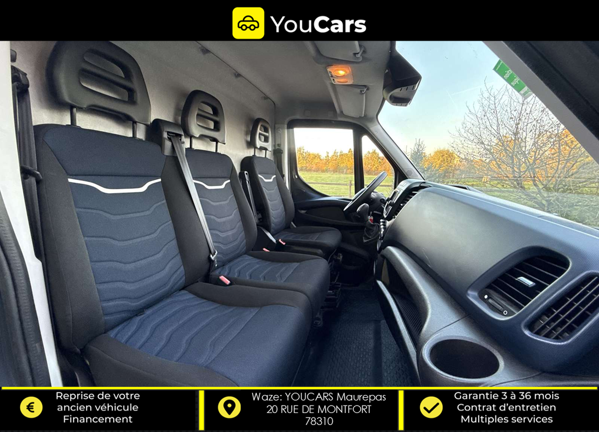 Iveco Daily VI FOURGON PHASE 2 - 156 CV TURBO -  BOITE AUTO - CAMERA DE RECUL  - RAMPE DE CHARGE
