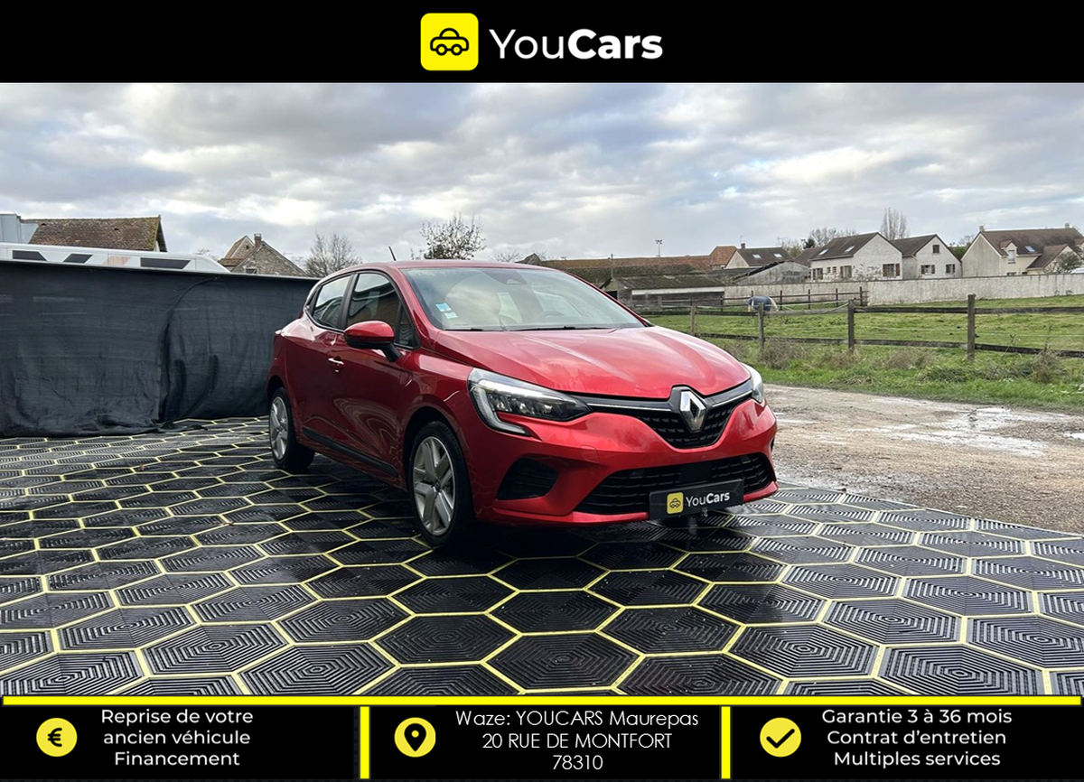 RENAULT Clio V 5 1.0 TCe 90 cv ENTRETIEN RENAULT - SIEGES RS LINE - CARPLAY