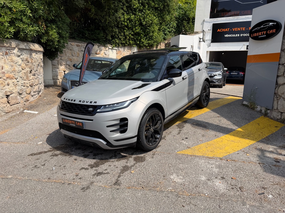 LAND ROVER EVOQUE 2.0 D 150 CV R DYNAMIC / Toit Ouvrant / Meridian / Pack Black / Jantes Noires