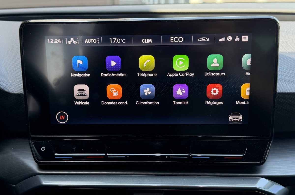Cupra Leon 1.4 e-Hybrid 245ch VZ / Sièges chauffants / Mode de conduite / Apple CarPlay