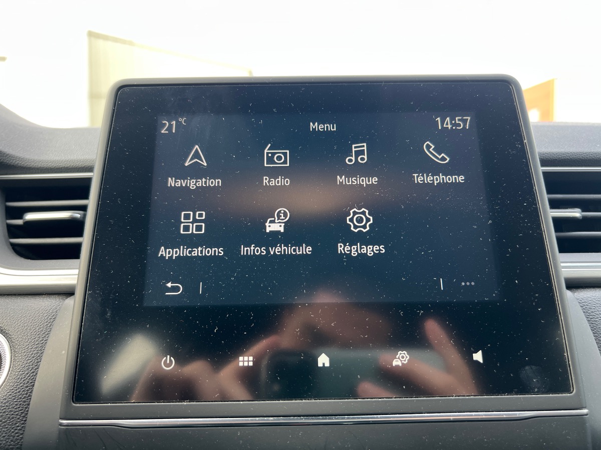 RENAULT Captur INTENS  90cv Tce, SUIVI COMPLET, CAMERA DE RECUL, GPS, CARPLAY