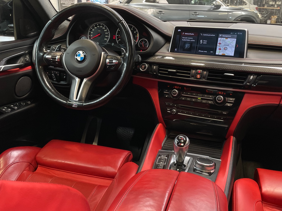 Bmw X6 M 4.4L V8 XDRIVE 575CV - CARPLAY/TOIT OUVRANT/SIEGES CHAUFFANTS - ENTRETIENS CONSTRUCTEUR