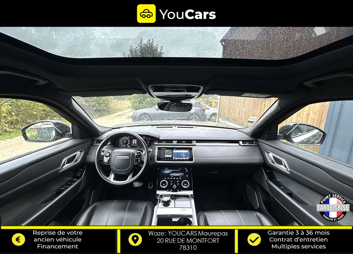 Land-Rover Range Rover Velar R-DYNAMIC D240 2.0 4WD 240 cv BOITE AUTO - TOIT PANO - FULL OPTION