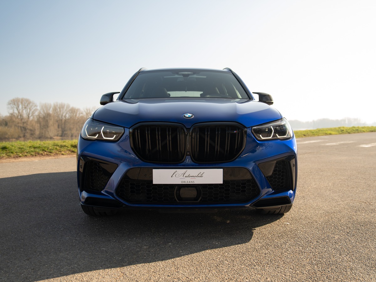Bmw X5 M IV (F95) 625 ch COMPETITION BVA8 MARINA BAY BLUE FULL OPTON