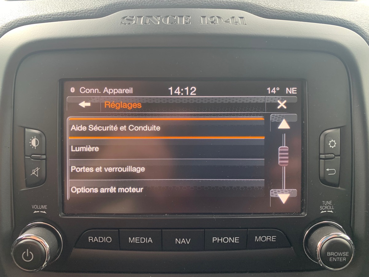 Jeep Renegade 120 chevaux | Régulateur de vitesse | Radar de recul | Bluetooth | Cuir | GPS