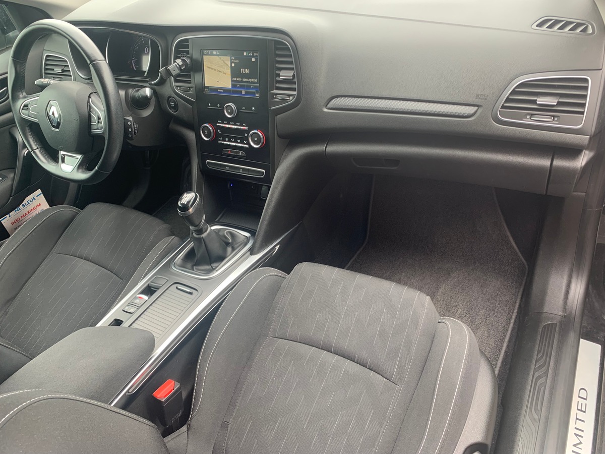 RENAULT Megane IV 100 chevaux | Limited | Caméra de recul | Régulateur de vitesse | GPS | Bluetooth