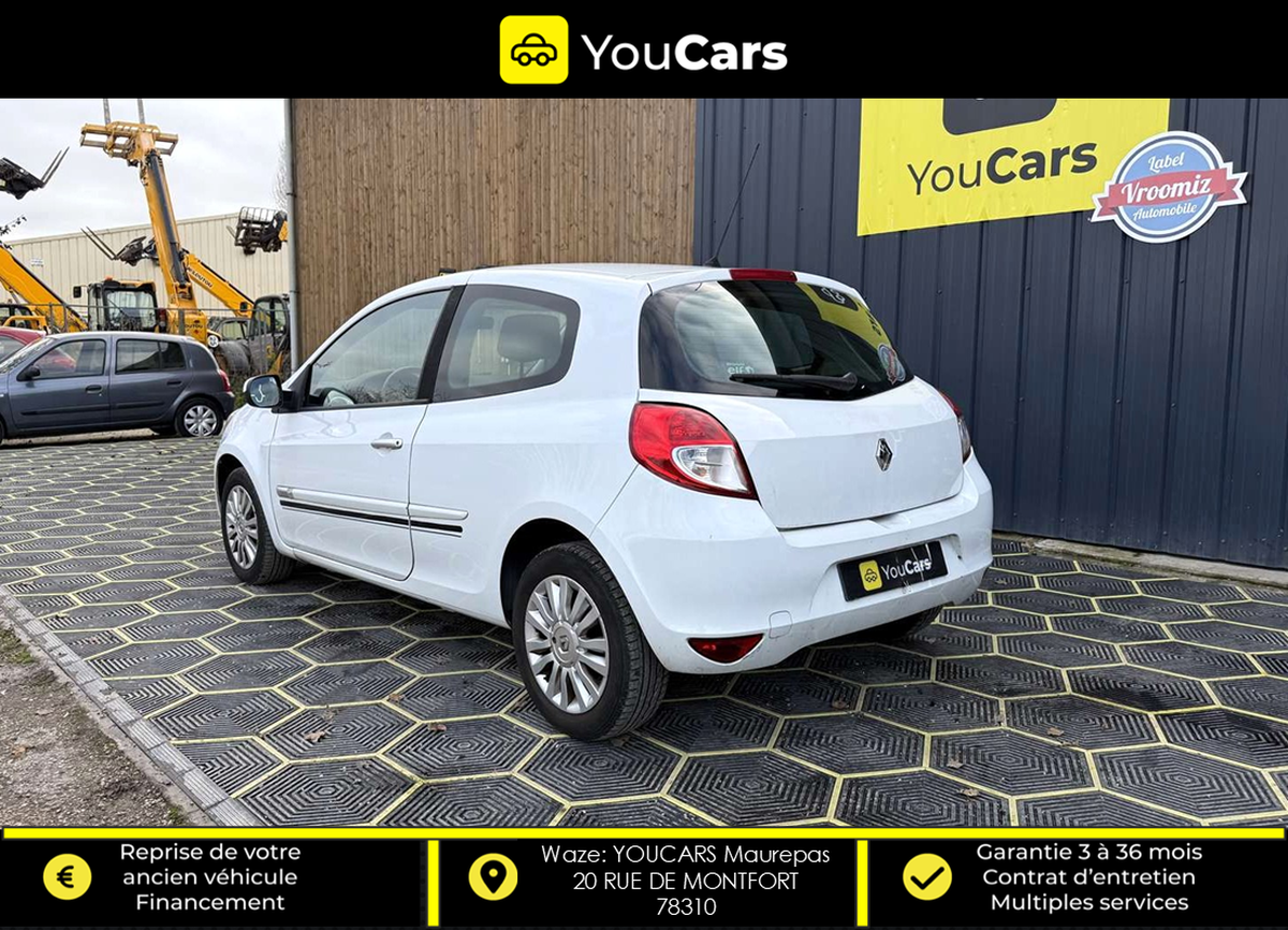 RENAULT Clio III 3 Portes Phase 2 1.2 i eco2 75 cv COURROIE DE DISTRIBUTION FAITE IDEAL JEUNE PERMIS