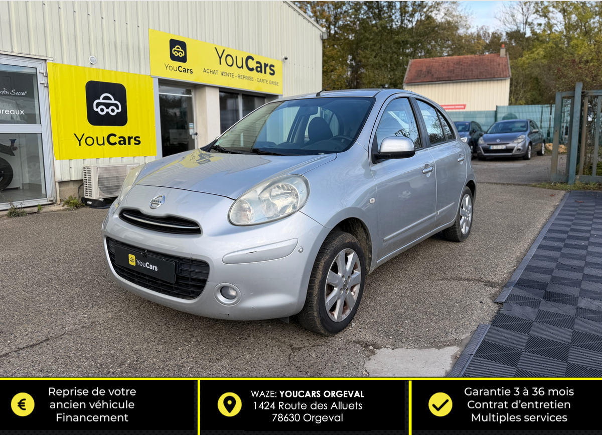 Nissan Micra IV 1.2 i 12V 80 cv - RADAR DE RECUL - CLIMATISATION - ECRAN GPS