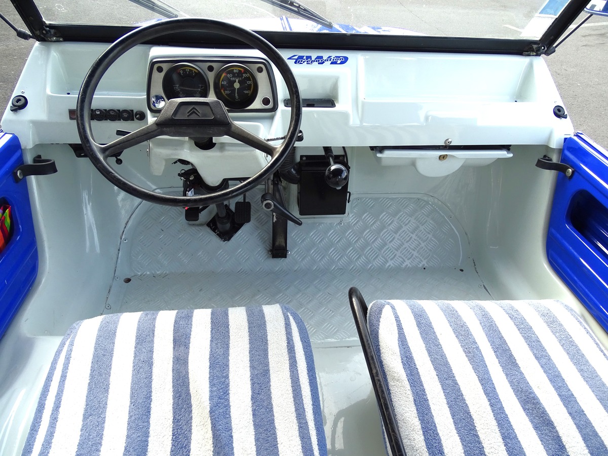 Citroën Méhari 4x2 1973 / Banquette arrière / 4 places / Baches complètes / Toit Bikini