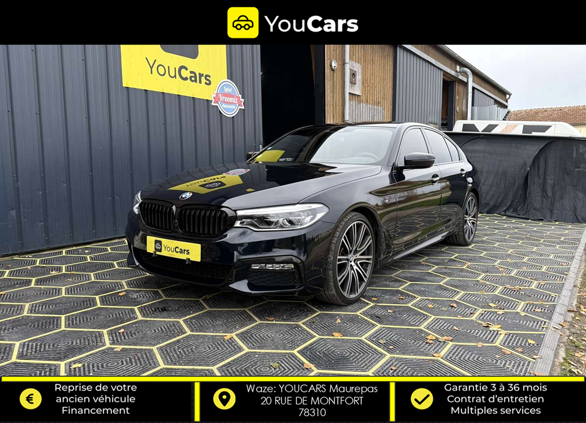 Bmw Série 5 (G30) Berline 530d xDrive 3.0 d Steptronic8 265 cv Boîte auto PACK M ENTRETIEN BMW