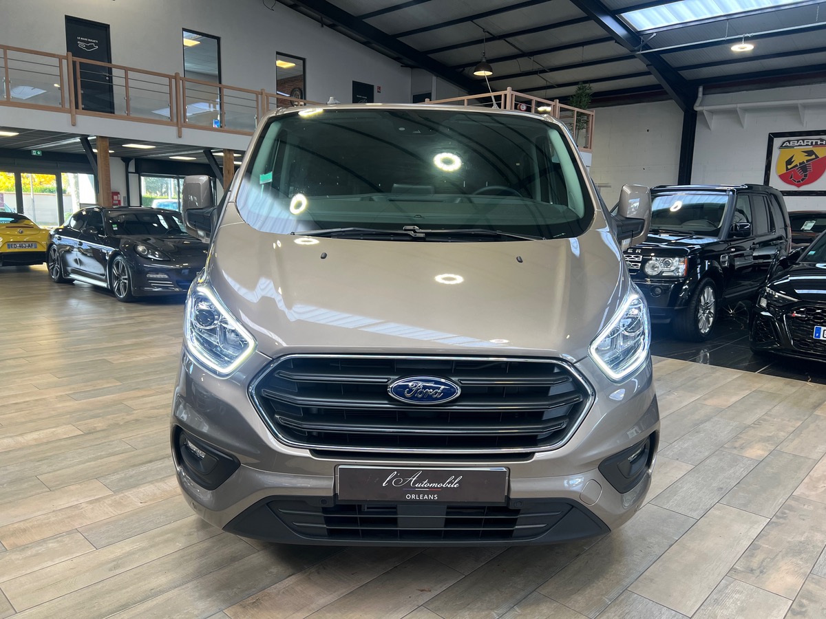 Ford Custom 6 places L1H1 Fourgon 2.0 EcoBlue 170 BVA6 + benne bois AR