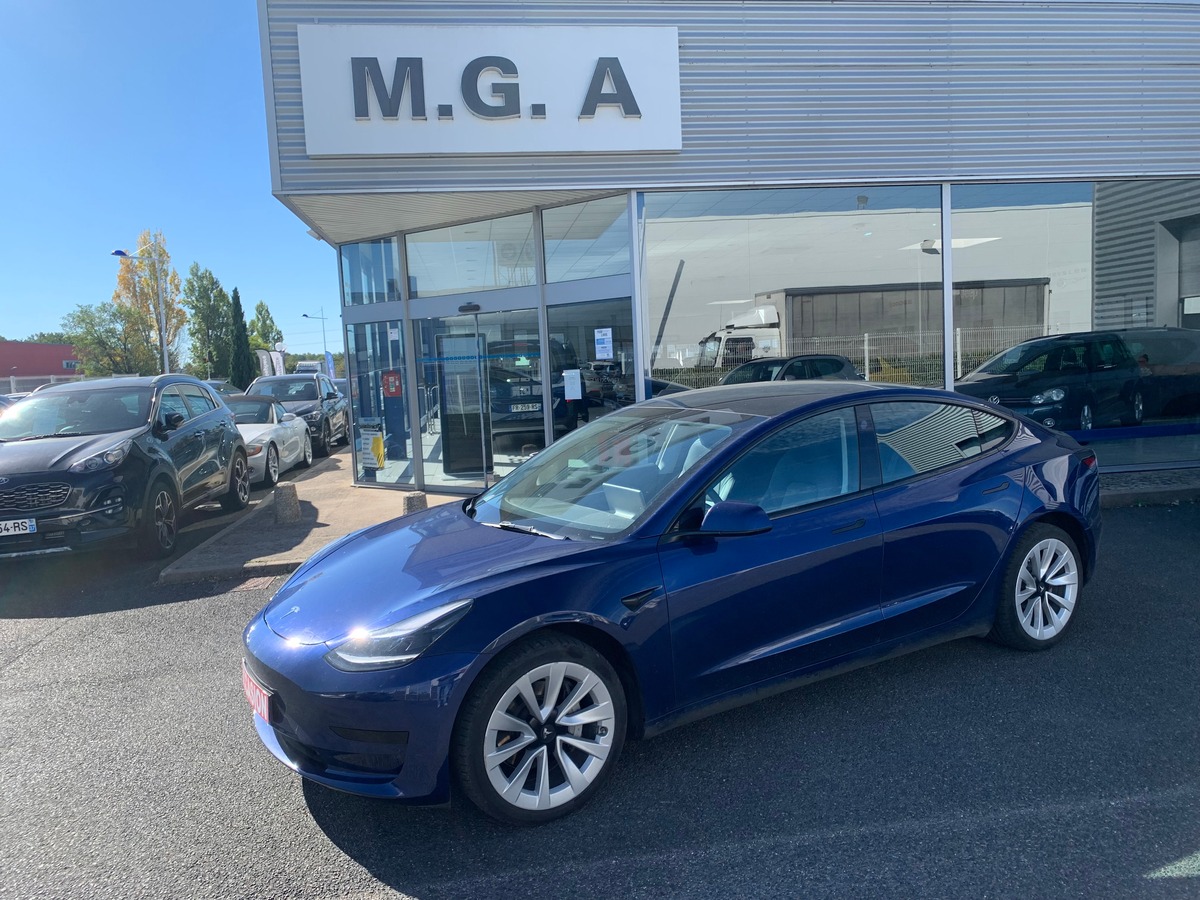 Tesla Model 3 283 ch | Caméra recul | Toit panoramique | GPS | Cuir | Sièges électriques chauffants
