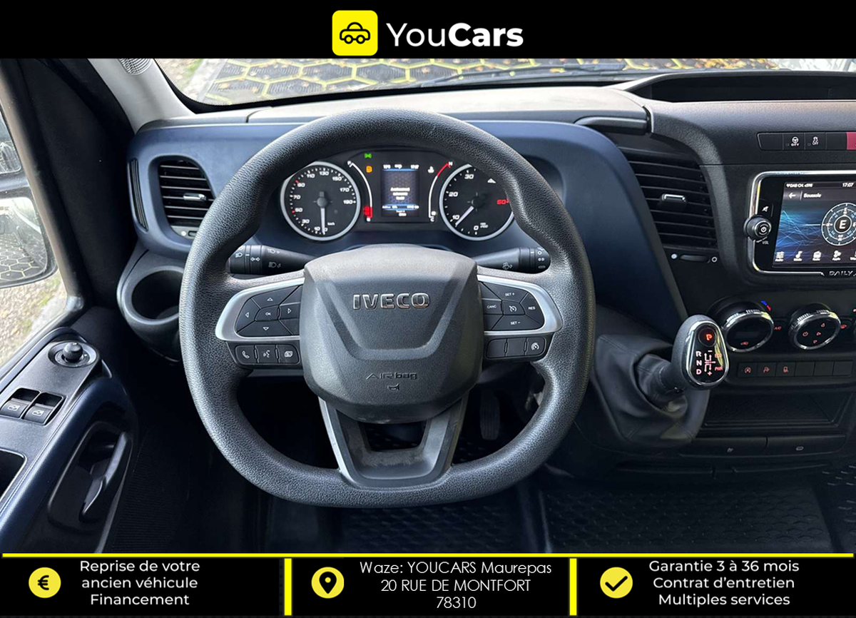 Iveco Daily VI FOURGON PHASE 2 - 156 CV TURBO -  BOITE AUTO - CAMERA DE RECUL  - RAMPE DE CHARGE