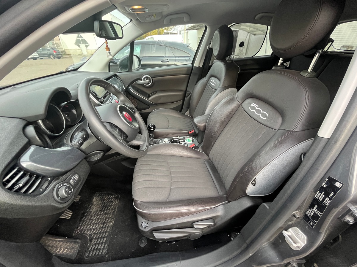 Fiat 500X 1.6 JTD 120ch LOUNGE, RADAR DE RECUL, GPS, REGULATEUR, LIMITEUR, FEUX AUTOMATIQUE
