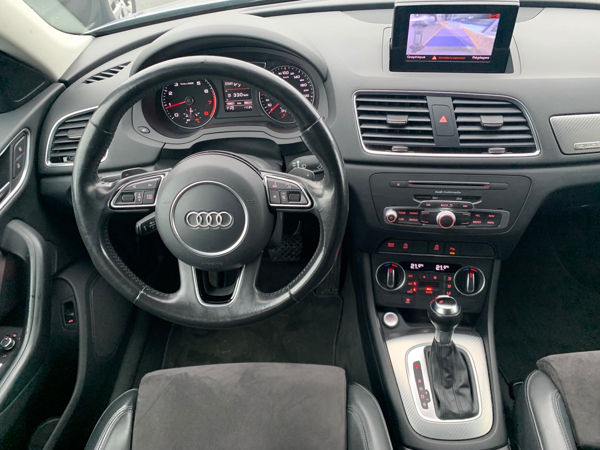 Audi Q3 180 ch | QUATTRO | Caméra recul | GPS | Palettes changement vitesses|  Régulateur de vitesse