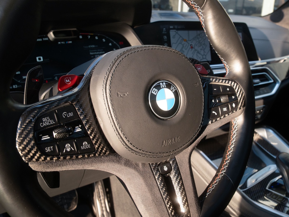Bmw X5 M IV (F95) 625 ch COMPETITION BVA8 MARINA BAY BLUE FULL OPTON