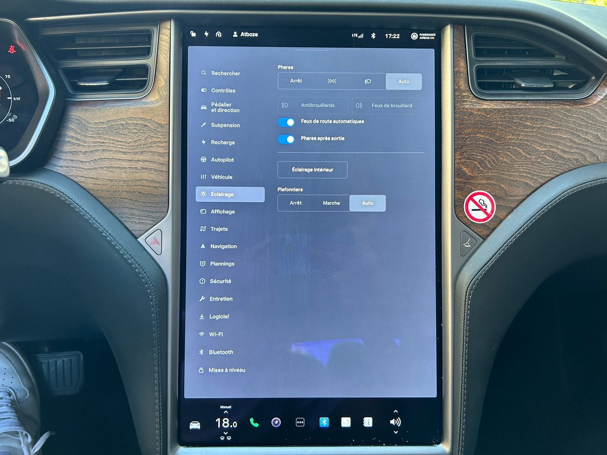 Tesla Model S DUAL MOTORS 612 CH 550 KMS AUTONOMIE FULL OPTIONS